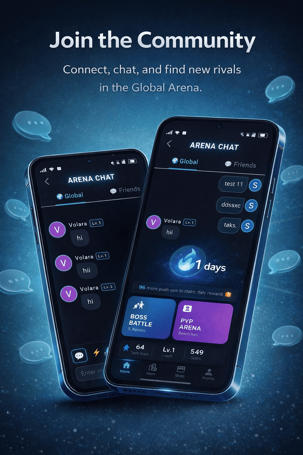 Community Chat Arena Feature